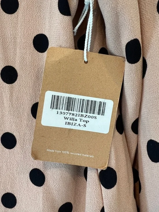 NWT Reformation Willa Polka Dot Button-Down Top Small - Picture 5 of 5